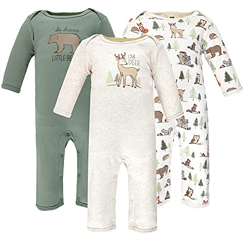 Image of Hudson Baby baby-girls Cotton Coveralls