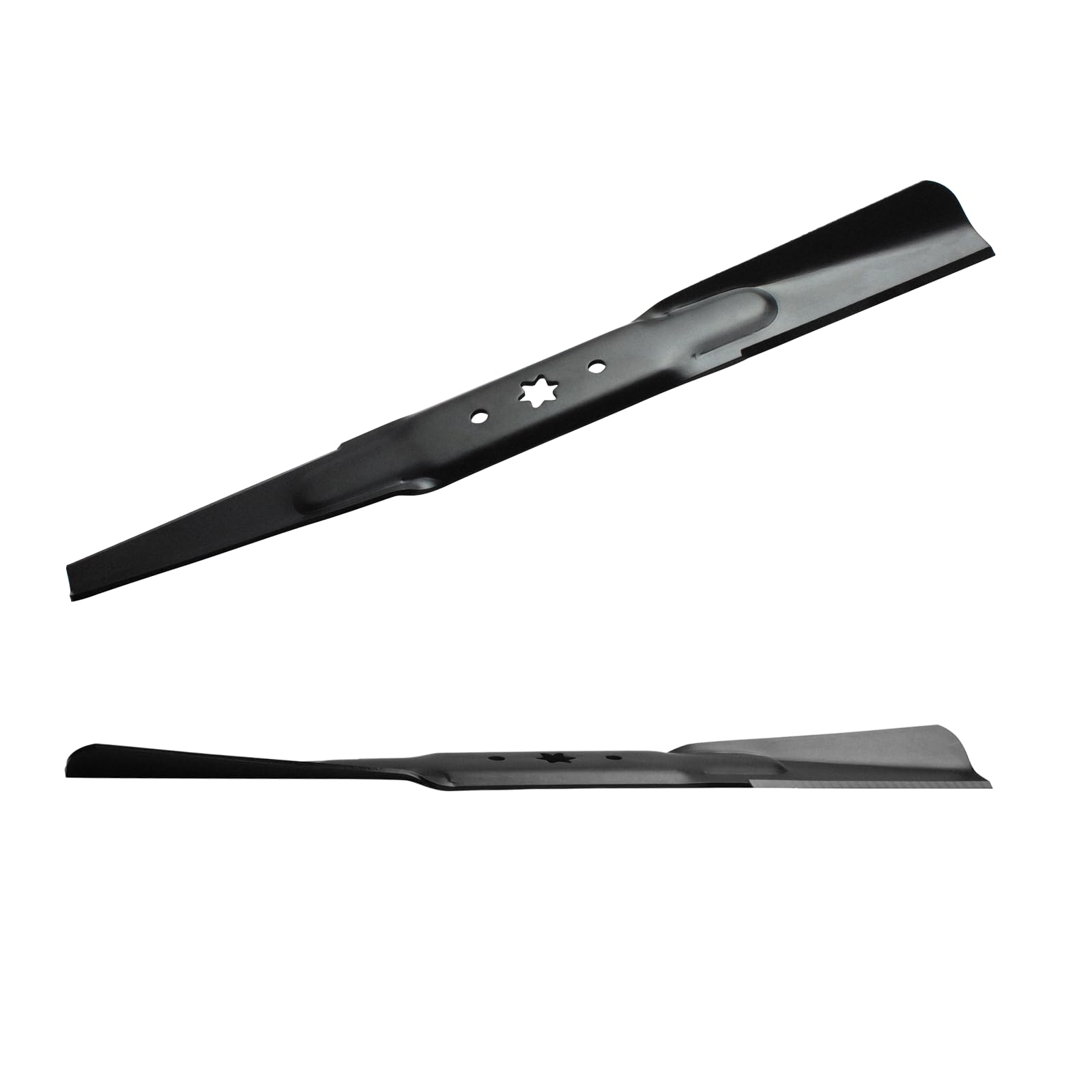 Juego de 2 cuchillas de repuesto para cortacésped Troy Bilt/Cub Cadet/MTD 742-04308, 942-04308, 942-04308A, 742-04312, 942-04312, 119-8456, compatibles con Craftsman LT1000, LT20 00 0, LT30