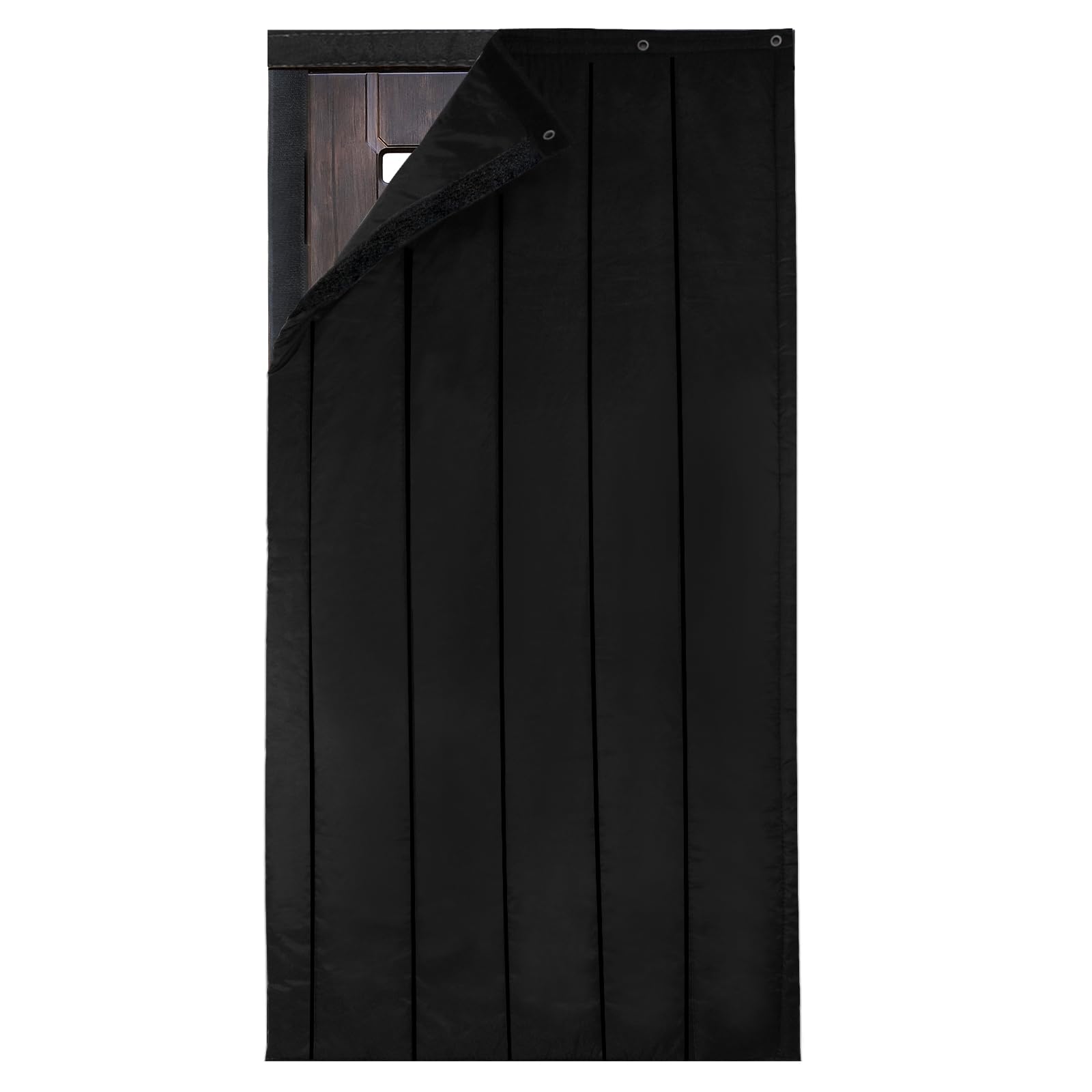 BXI Dicke Schallschutzdecke für Türen 95 x 220 x 2 cm schwere Schallbarriere für Fenster akustischer Dämmvorhang-Trenner für Zuhause Wand-Lärmschutz für Schlafzimmer und Musikaufnahme-Studio
