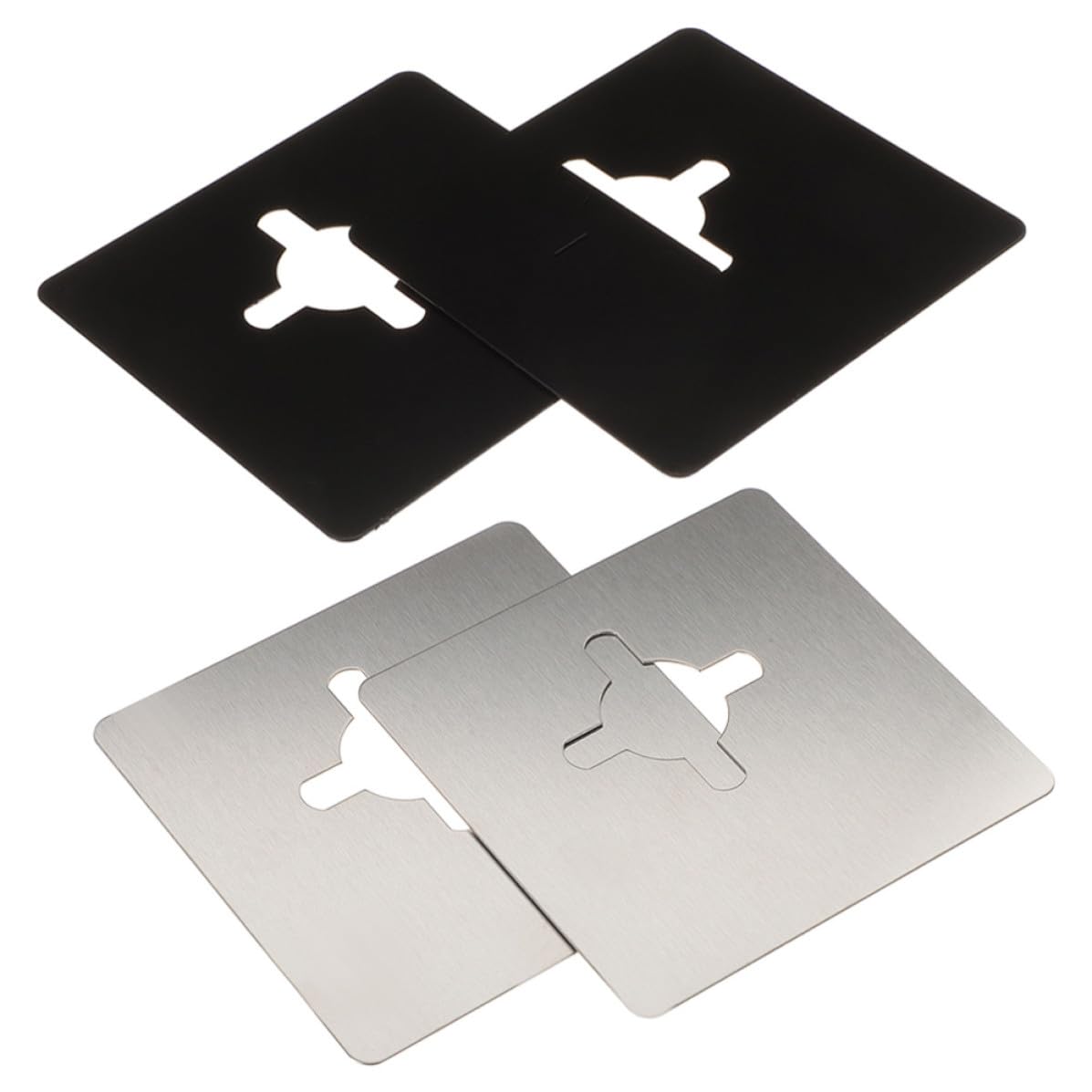 Operitacx 20 Pièces Plaque de Réparation de Serrure de Porte en Acier