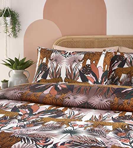 furn. Kaihalu Duvet Cover Set - Super King - Cocoaberry - Image 3