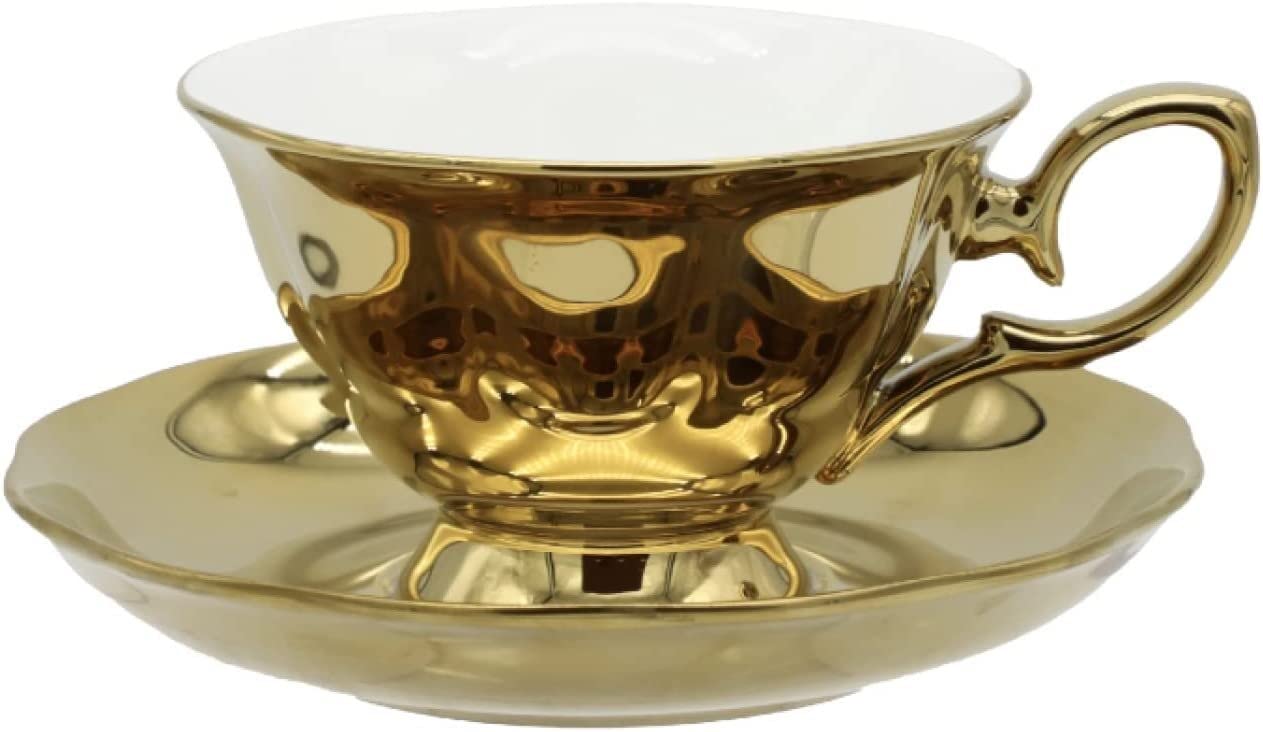 DECRZPB Ensemble tasse à café et soucoupe en céramique Ensemble tasse à café et soucoupe en