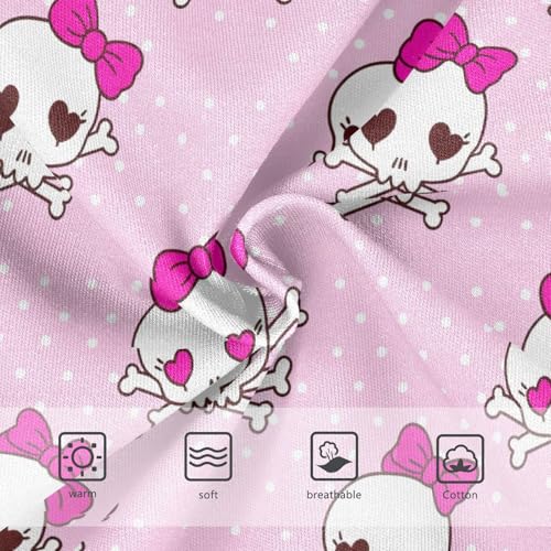 Joisal Cute Skulls Pink Cartoon Girls Underwear Toddler 2t Cotton Little Girl Panties Fancy Briefs Undies Kids3