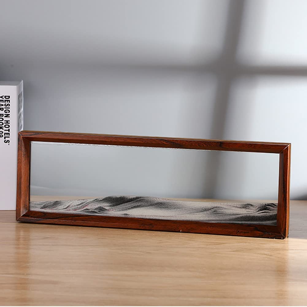 Ruchome dekoracje z piasku, 3D Ruchomy Obraz Sztuki Piasku Sandscape, Ruchomy Obraz Sztuki Piasku Do Zabawek Na Pulpit, Piasek W Ruchu Płynący Malarstwo Piaskowe Do Wystroju Domu I Biura