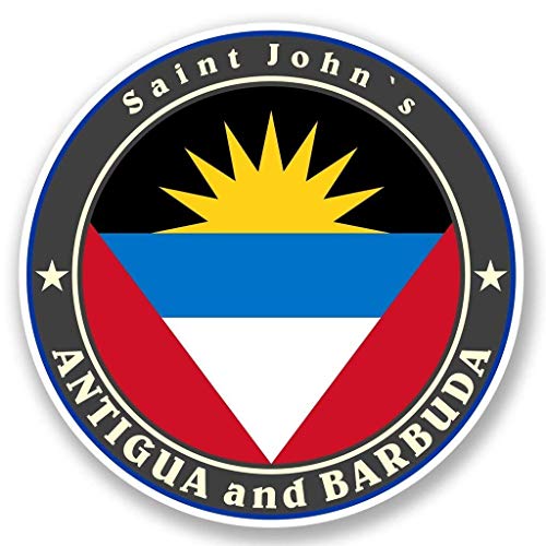 Antigua and Barbuda Round Metal 0.75" Lapel Pin Hat Shirt Pin Tie Tack Pinback2