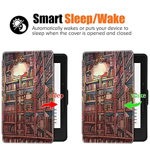 Bozhuorui Slim Case For Kindle Voyage Ereader - Lightweight Premium Pu Leather Cover With Auto Sleep/Wake thumb #1