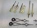 Replacement Part for Battery Clock Hand Set of 6 Pairs Assortment for The (I) Shaft DIY Clock Assembly Kit – Build Repair with Durable Parts and Precision Tools