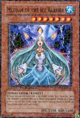 Yu-Gi-Oh! - Medium of The Ice Barrier (DT02-EN018) - Duel Terminal 2-1st Edition - Common