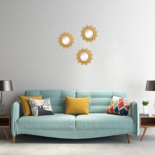 Kelly Miller Small Round Mirrors For Wall Decor Set Of 3, Gold Wall Decorations For Living Room, Bedroom & Bathroom (Ms017) #TOP3