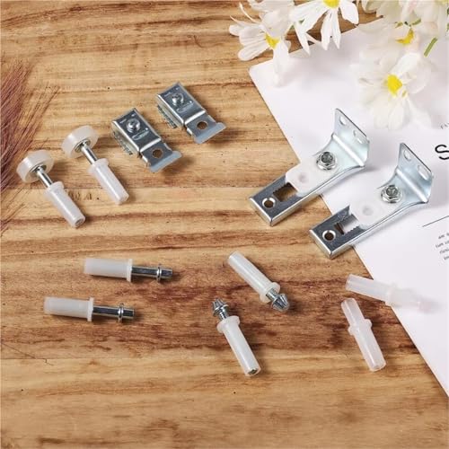 Kit de Reparación para Herrajes de Puertas Plegables Bifold, 2 Unidades, Piezas de Reemplazo para Puertas Correderas de Clóset miniatura 5