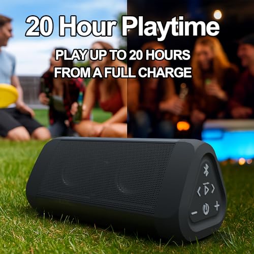 Image of OontZ Angle 3 Ultra Gen 4 Bluetooth Speaker, 14W, 20-Hour Playtime, IPX7 | 14W Bluetooth speaker with fuller bass, 100-ft range, IPX7 waterproof and stereo pairing.