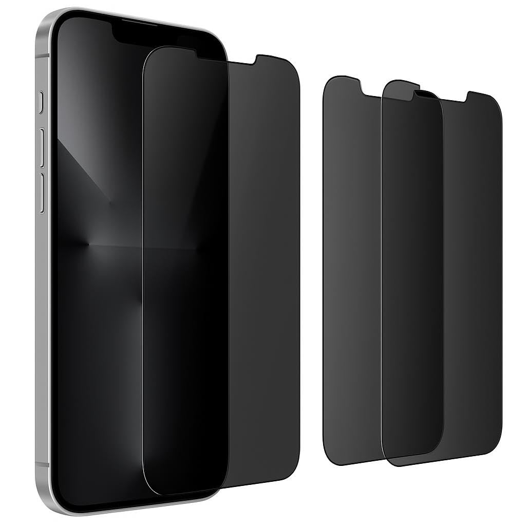 Set of 3 Privacy Display protection film for OPPO Reno 7 5G for front phone screen made of Hydrogel, Flexible, Full Adhesive, Silicone, Complete Set for Easy Installation.