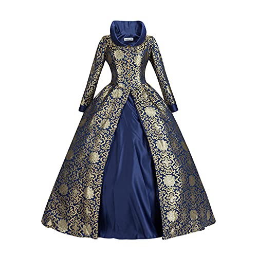 Renaissance Queen Princess Fairytale Brokat viktorianisches Festtagskleid Historisches Maskerade Ballkleid Theaterkostüm (US, Alpha, XX-Large,...