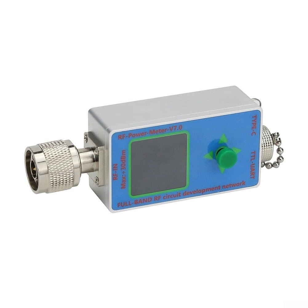 Medidor de potencia digital RF 10GHz Dispositivo de mano para análisis de radio - Medidor de fuerza de campo de alta precisión 30dBm N-Type