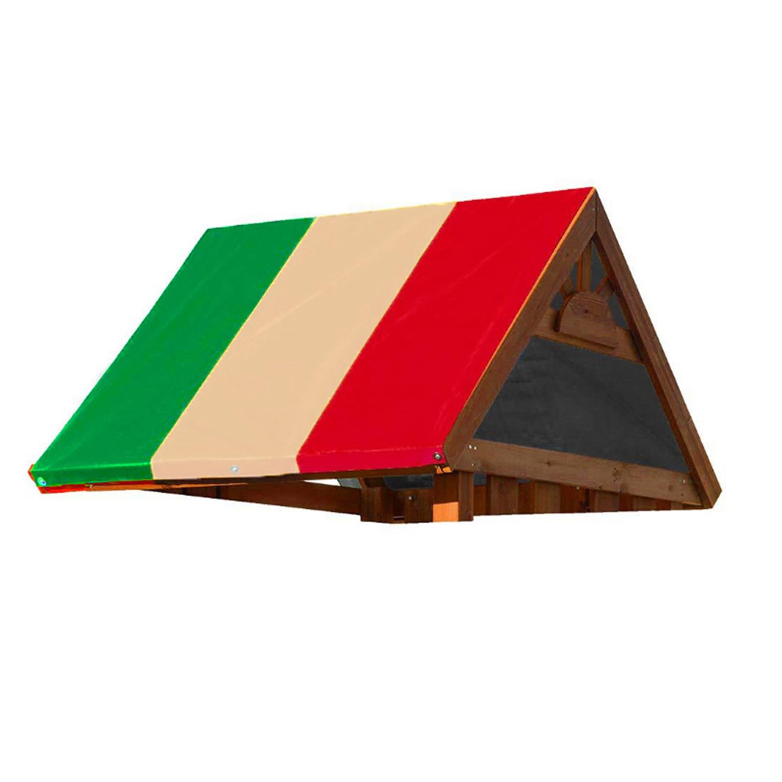 Dustproof Sun Protective Shelter Fit for Backyards Kids Play Area Slides Climbers Easy Install Replacement Canopy Cover Windproof Playgrounds Sun Shelter