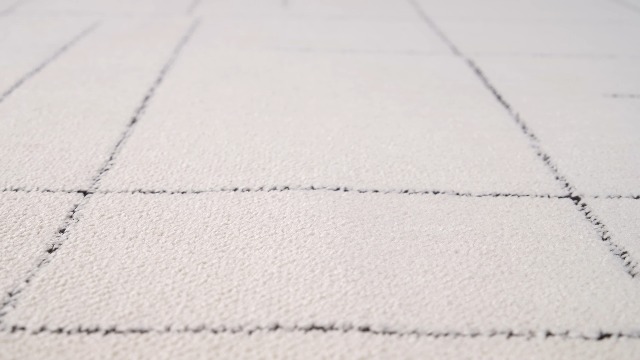 Tapete Abani Cream 8' x 10' con rayas geométricas miniatura 7