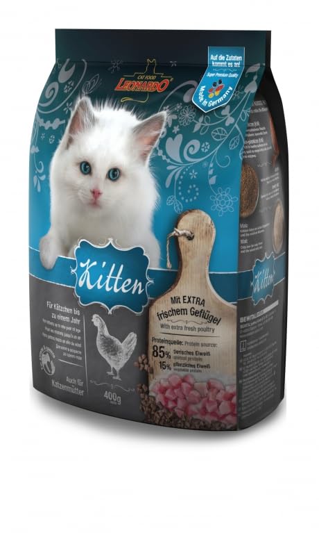Leonardo Kitten Alimento seco para Gatos Cachorros (0,4 Kg)