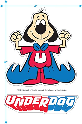 Popfunk Classic Underdog Flying Logo Retro Cartoon T Shirt & Stickers4