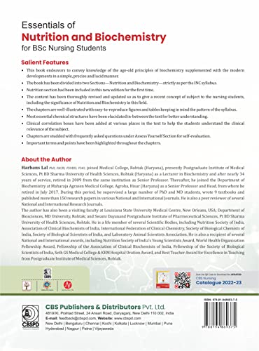 Essentials Of Nutrition And Biochemistry For Bsc Nursing Students 3Ed ...