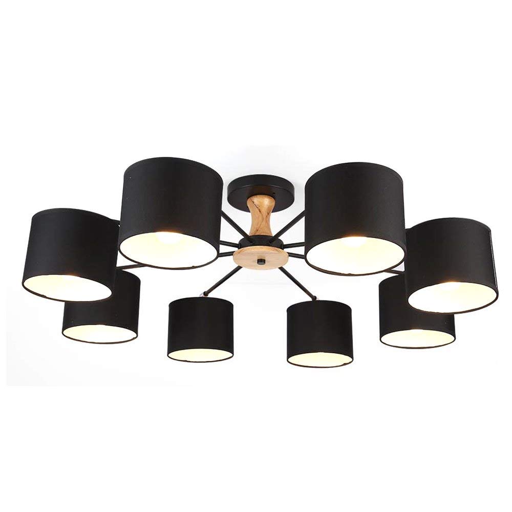 Lustre nordique en bois chaleureux pour salon et ambiance zen japonaise