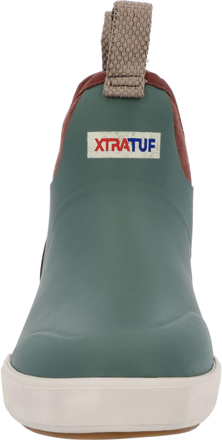 Xtratuf Women's 6 Inch Ankle Deck Boot, Vintage Sage Green, Size 8 - Image 4