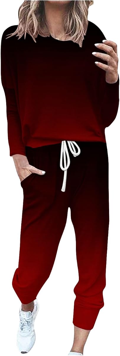 Jogger Sets for Women - 2 Piece Lounge Sets with Matching Sweatshirts