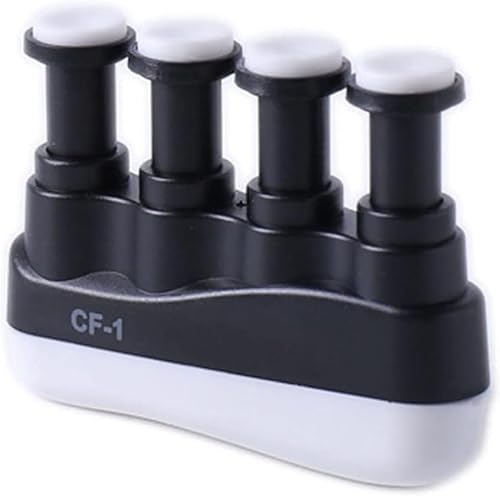 Miniatura 7 de Fortalecedor de dedos, entrenador de agarre de mano para piano, guitarra, bajo, ukelele, cítara y más, material plástico, ligero y portátil, mejora