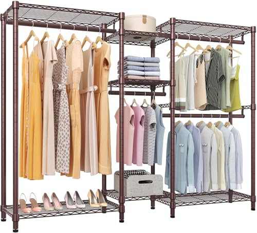 Image of VIPEK Classic V6 Wire Garment Rack, Dynamic Closet System Adjustable
