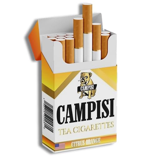 Campisi Tea Cigarettes, Citrus Orange, Nicotine-Free, Vape Alternative, Cigarette Alternative, Tobacco free, Craving Relief
