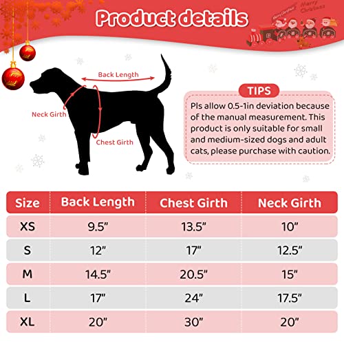 Preferhouse Dog Hoodie For Small Medium Dogs Cats, Puppy Sweatshirt Hooded Plaid Coat Sweaters Pet Clothes With Hat, Hat Xs #TOP3