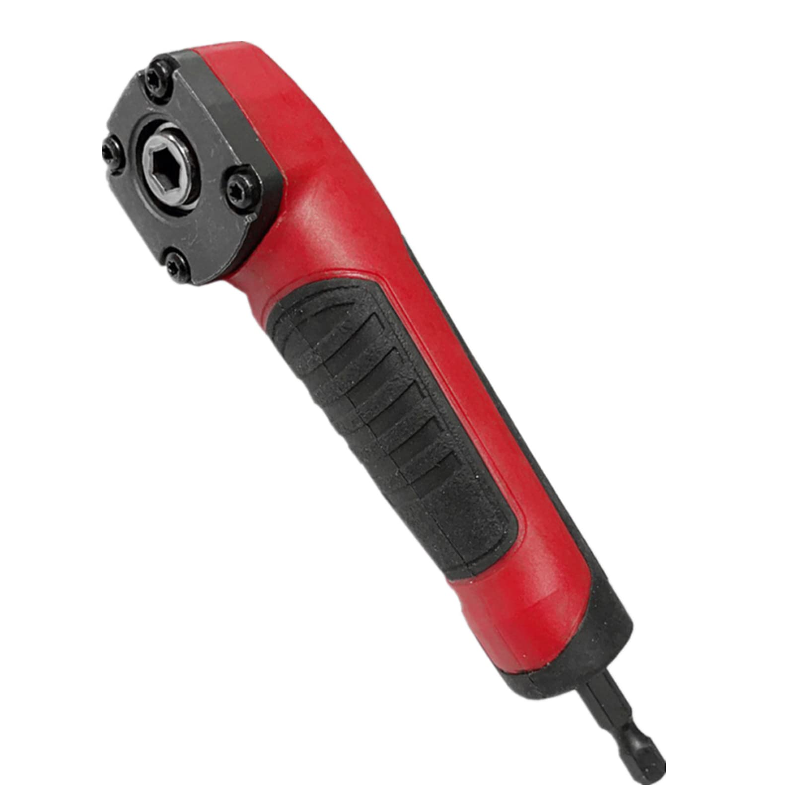 Geevorks Right Angle Drill Adapter, Electric Drilling Corner Tool with Magnetics Interface, Electric Pneumatic Screwdriver Turning Tool for Narrow Space Operations with Magnetics Interface