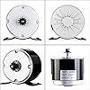 Vevitts Small Brushed Permanent Magnet Electric Motor for E Scooter Drive Speed Control 24V 350W 3000RPM #2