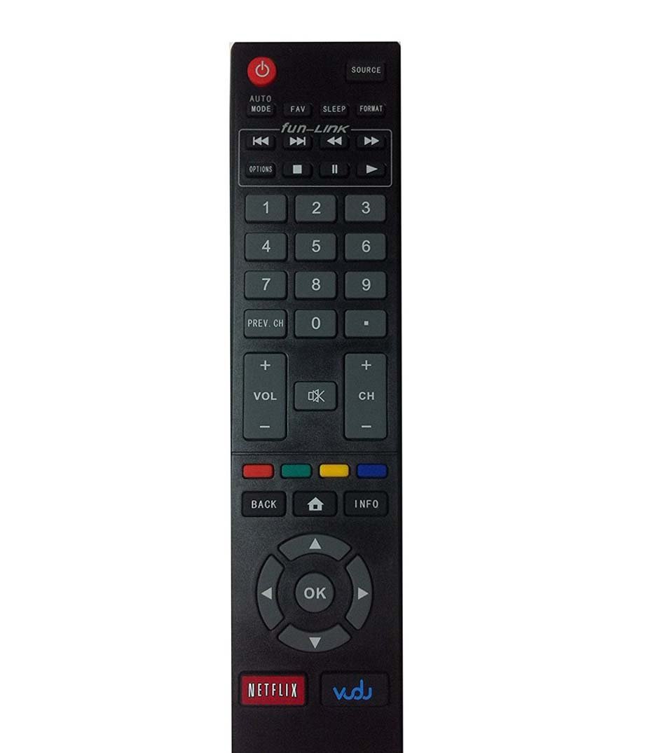 BeyutionNew Remote NH401UD for MAGNAVOX 32MV402X/F7 26MV402X/F7 22MV402X/F7 50MF412B/F7 with Netflix Vudo app Key