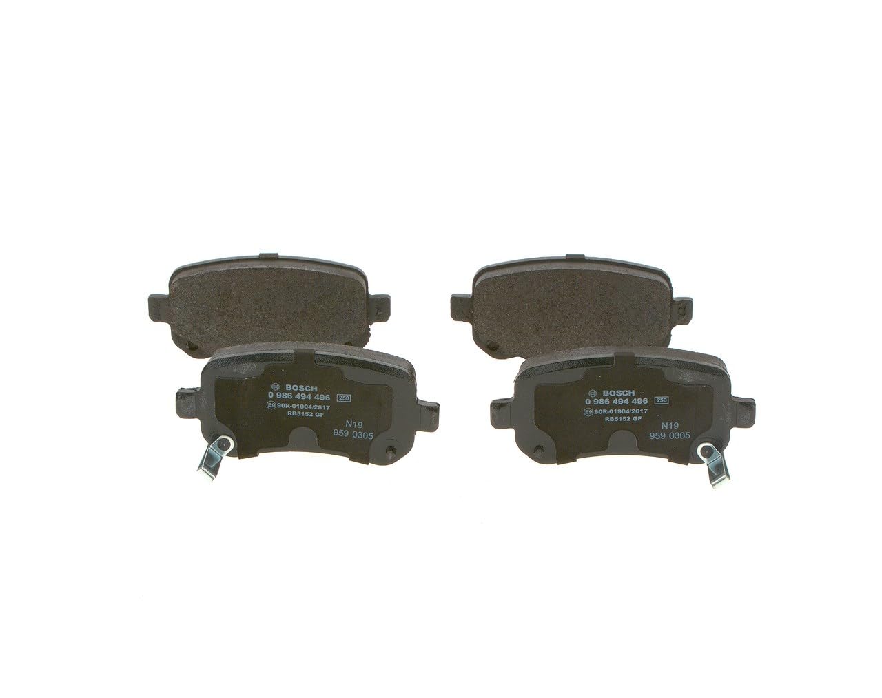 0 986 494 496 BOSCH Brake Pad Set, disc brake for CHRYSLER,DODGE,FIAT
