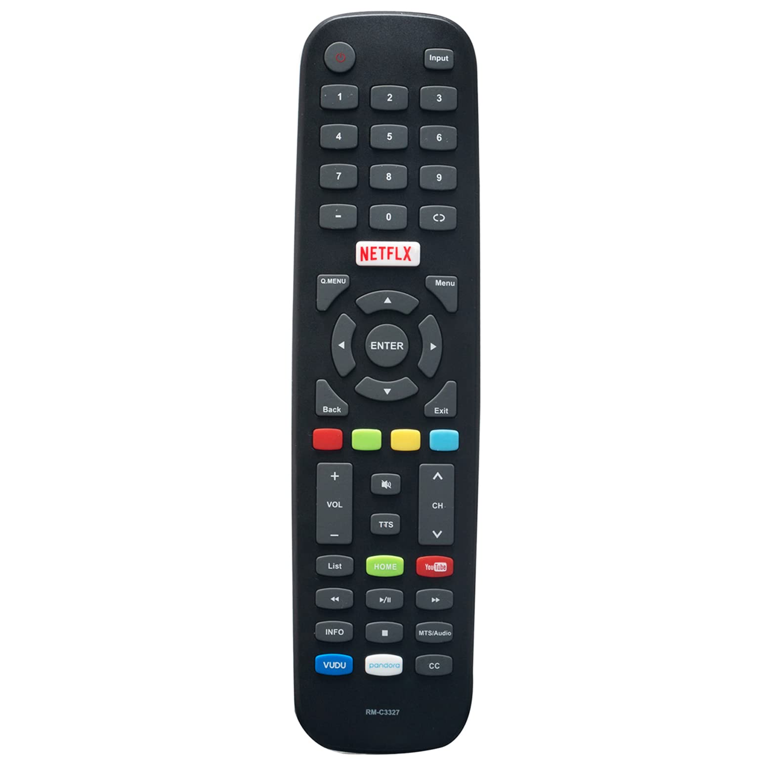 RM-C3327 Replacement Remote Control Commander fit for JVC Smart TV LT-49E770 LT-55E770 LT49E770 LT55E770