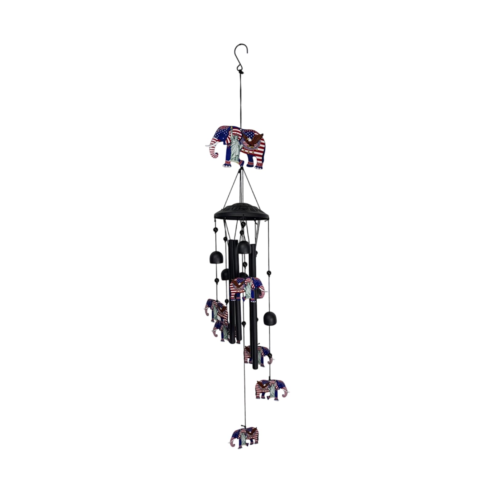 Mekalero Wind Chimes with Melodics Sound and Eye Catching Colorful Accent Decorative Hangings Ornament for Outdoor Outdoor Decorative Pendants