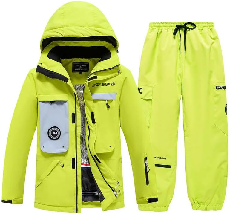 Men and Women Waterproof Snow Ski Suit Sets Snow Ski Costume Ski Jackets and Pants Winter Snowboarding Suit Clothes