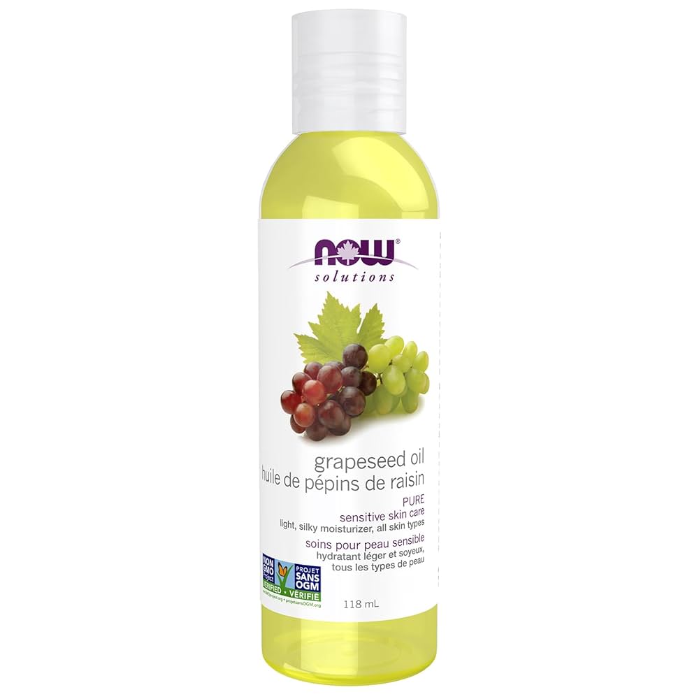 NOW Solutions, Grapeseed Oil, Skin Care for Sensitive Skin