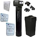 Loaded tank Metered water softener with 3/4" Fleck 5600SXT control, 48,000 grain capacity with by-pass valve