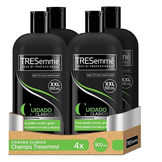 TRESemmé Champú Cuidado Clásico - Paquete de 4 x 900 ml - Total: 3600 ml