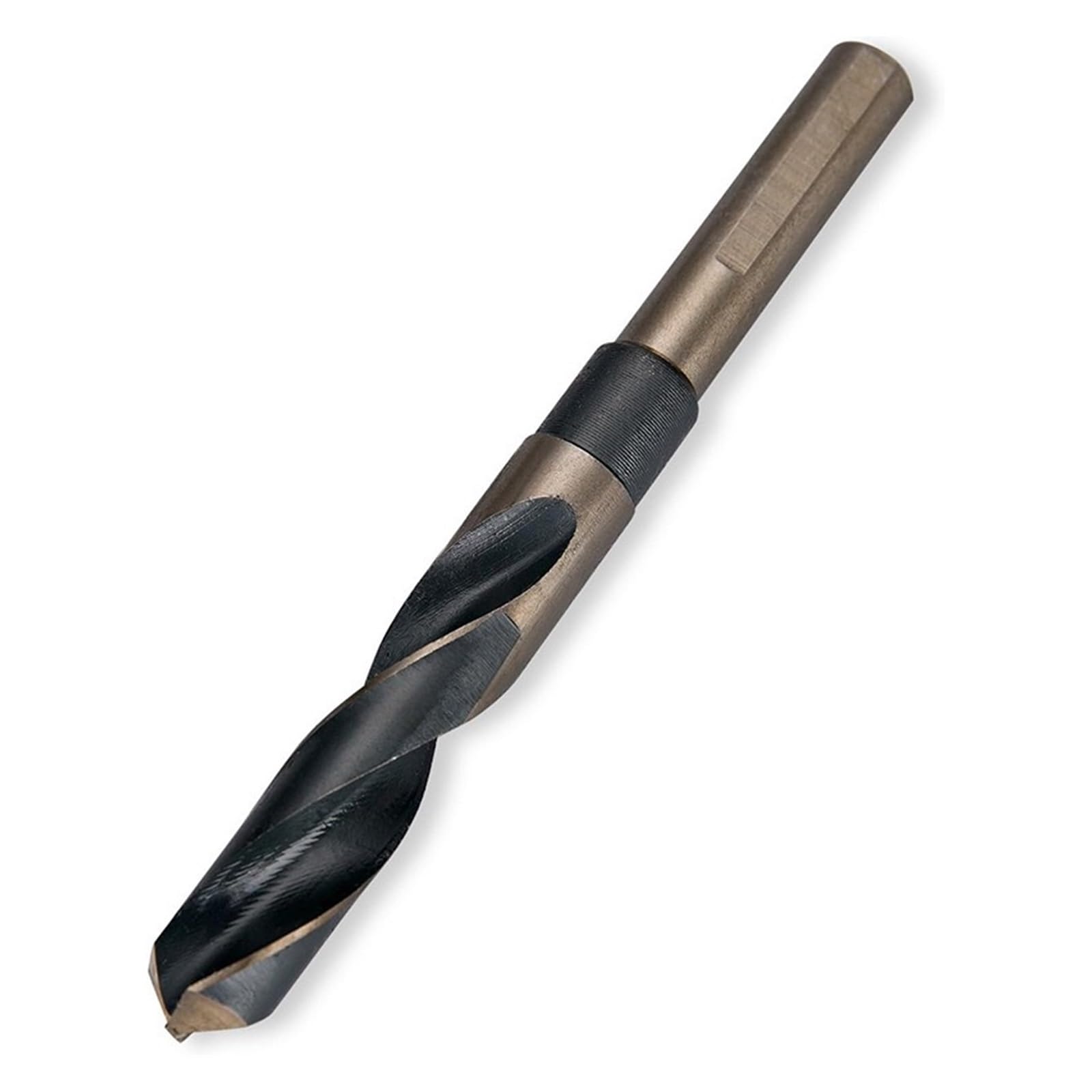 Set di punte da trapano elicoidali HSS da 8 pezzi, 14-25,5 mm, punte da trapano a punta divisa da 1/2 "con codolo a 3 piatti da 1/2" per metallo, legno, alluminio, plastica, foratura