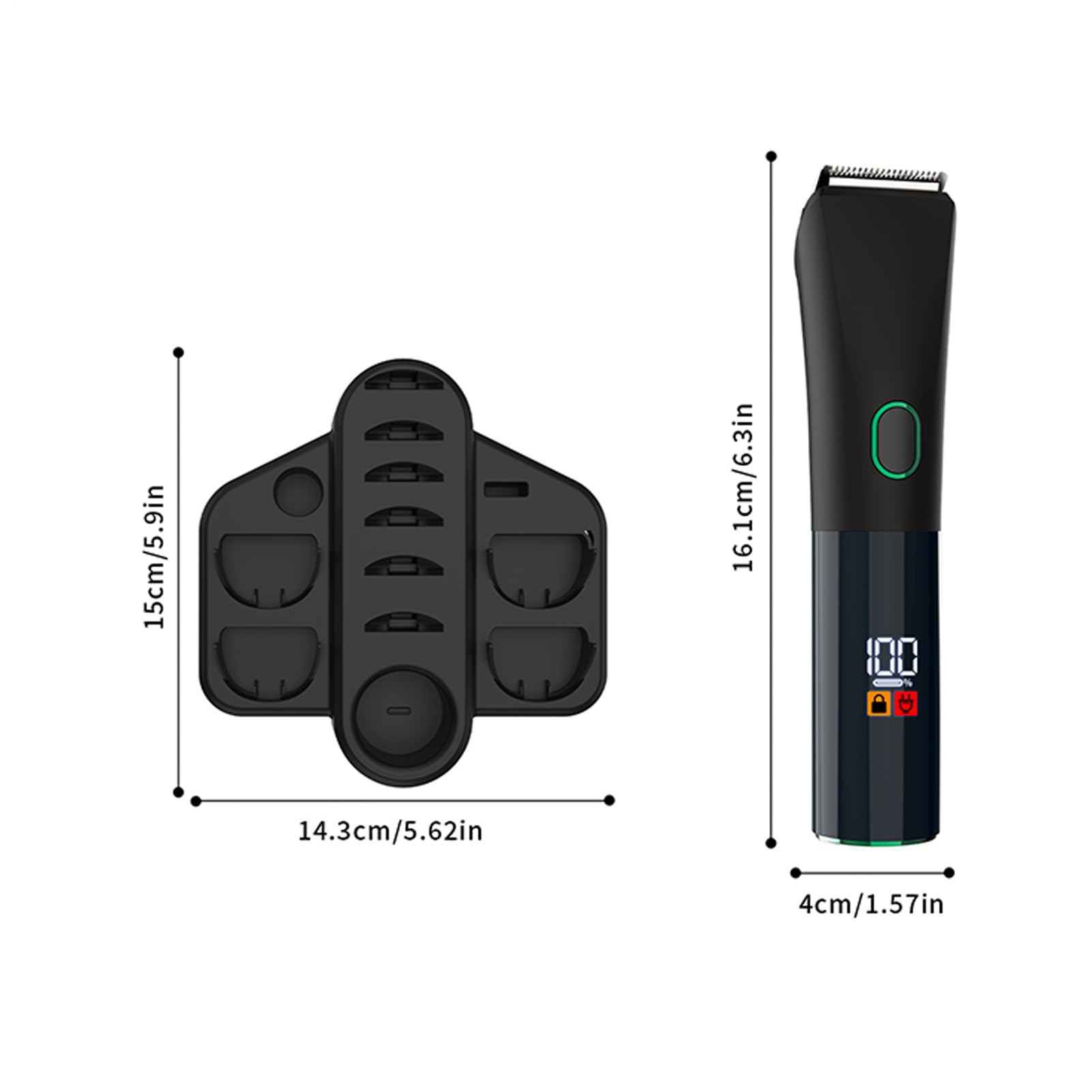 TRIMMER FOR MEN, TRIMER Zestaw męki elektrycznej brody