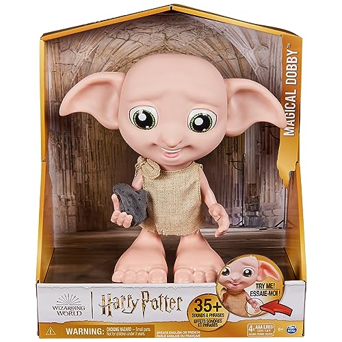 Muñeca interactiva Dobby mágico Harry Potter 8.5 in miniatura 2