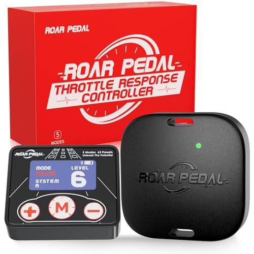 Roar Pedal Throttle Response Controller with Remote Compatible with Chevrolet Avalanche Silverado 1500 Silverado 1500 Legacy Silverado 2500 Silverado 3500 Suburban Tahoe GMC and Cadillac