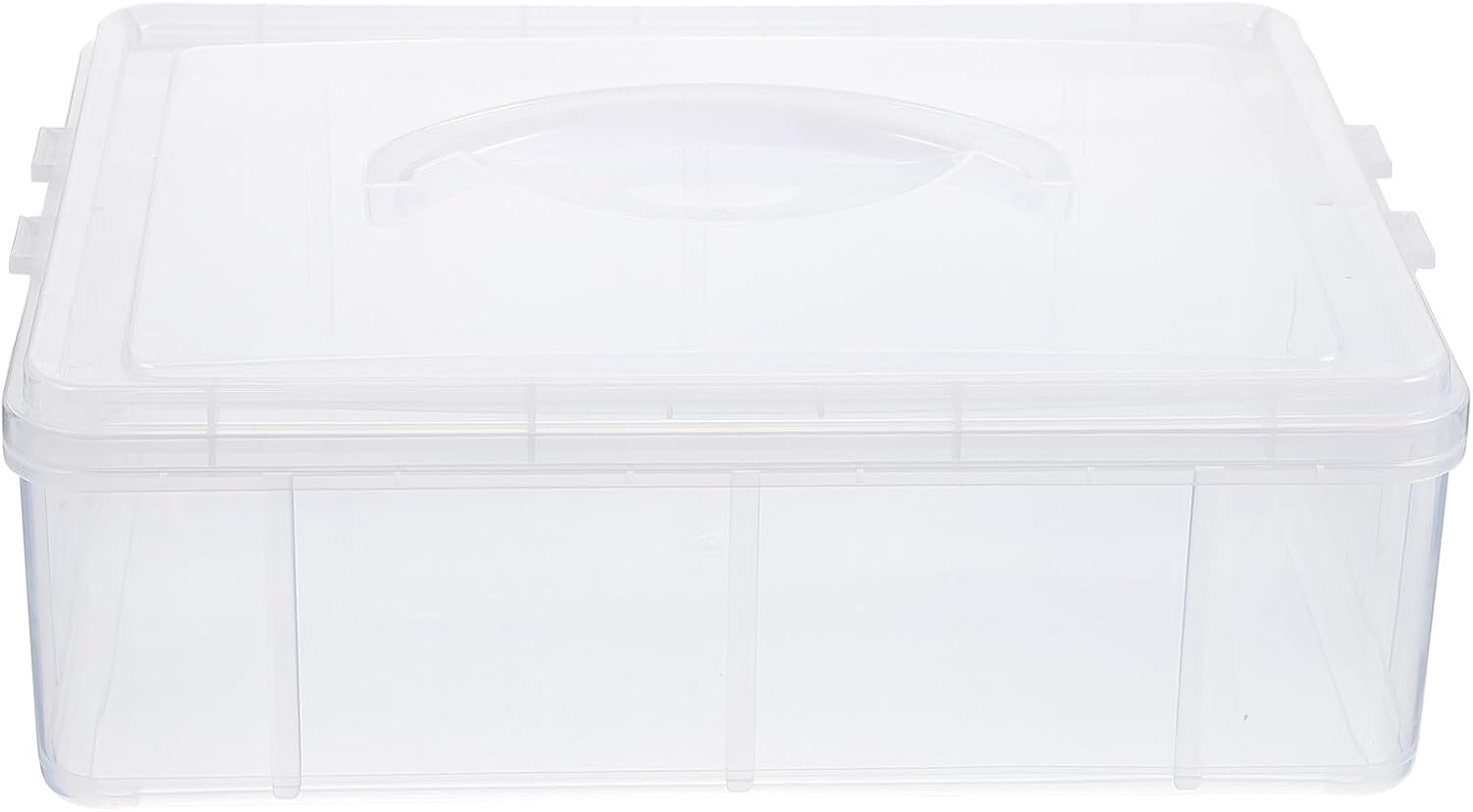Cupcake Carrier Cake Storage Container with Lid Portable Plastic Muffin Box Handheld Cake Carrier for Dessert Transport and Storage