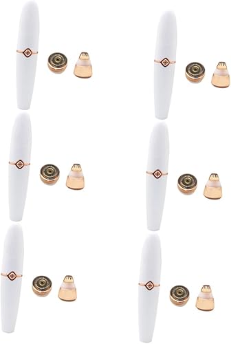 FOMIYES 6 piezas de afeitadora eléctrica para mujer, rasuradoras para mujeres, afeitadora eléctrica de cejas, recortadora de pelo corporal para