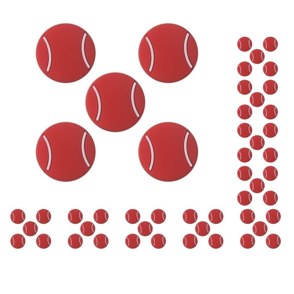 5 Pezzi Racchette Da Tennis Ammortizzatori Ammortizzatori Anti-vibrazione Riduzione Delle Vibrazioni Ammortizzatori Buffer Accessori Professionali Bianco