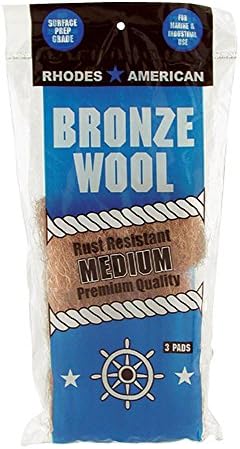 Homax - 33873123019 Medium Grade Bronze Wool, 3 pad