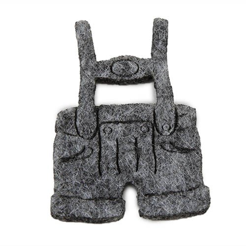 10er Pack Lederhosen aus Filz, 40 mm Cover