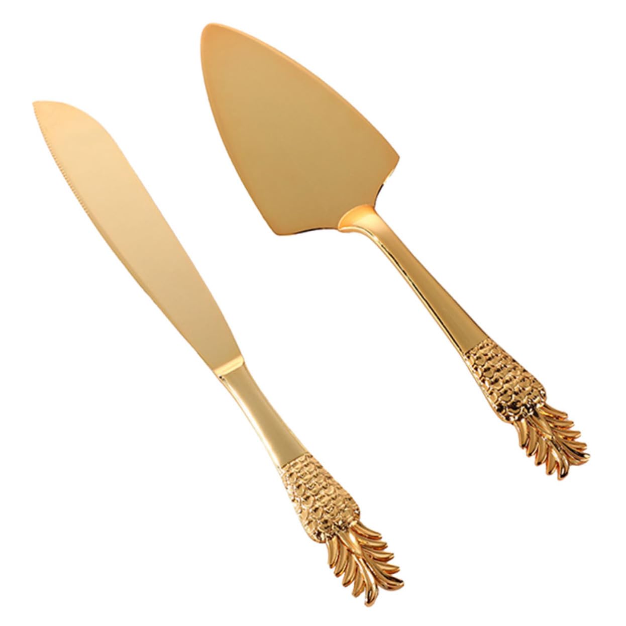 Cabilock 1 Juego Herramientas para Cortar Pasteles Espátula y Corta Pasteles Reutilizable para Bodas y Decoración de Tartas Utensilios de Cocina Profesional y Hogar Diseño Chic y